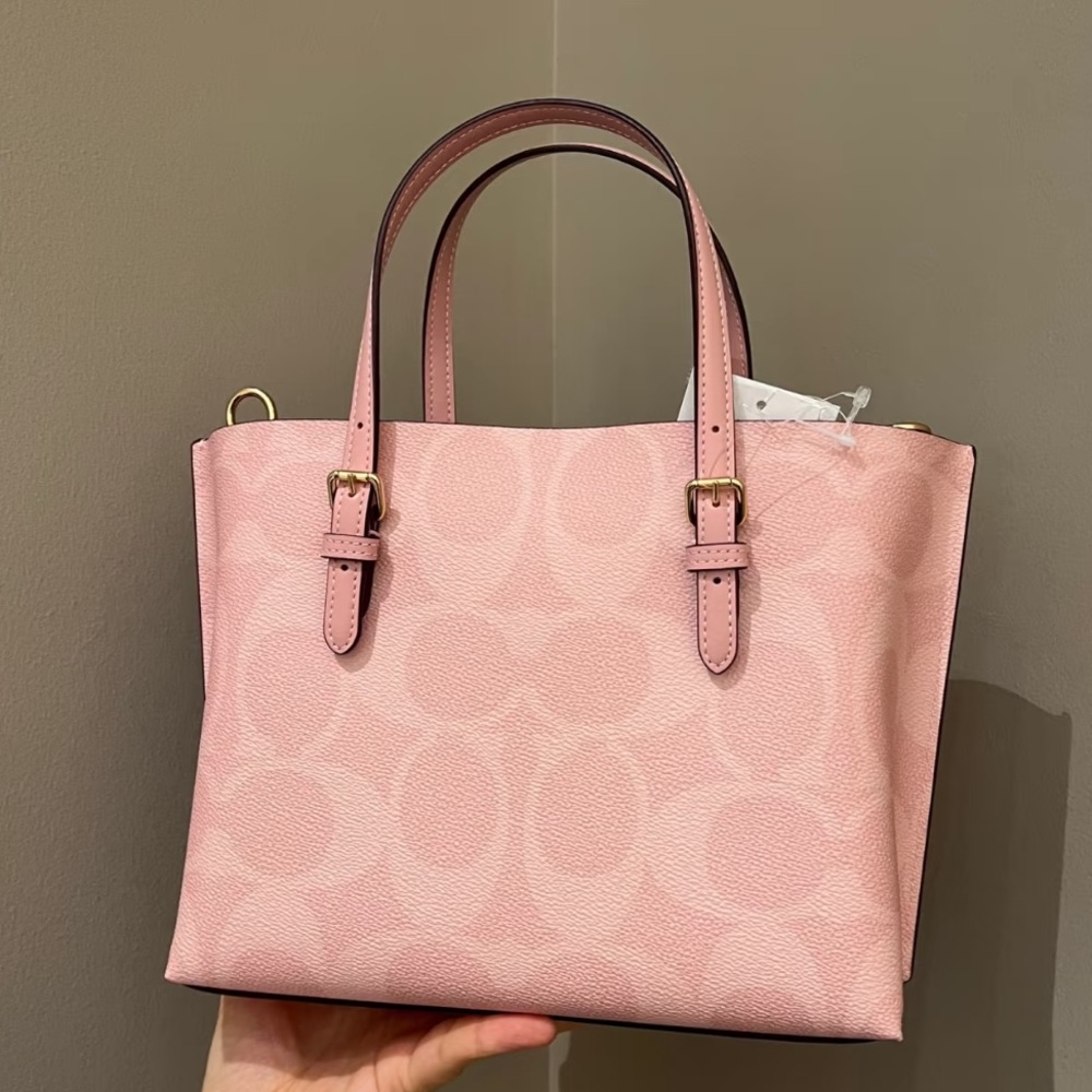 Sold ❌Coach Mollie Tote 25 Powder Pink NWT - Picture 4 of 8